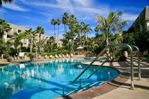 a swimming pool with a slide in a resort at G207 - Surfer's Hideaway in Oceanside