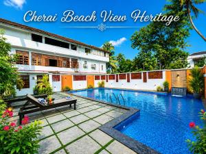 a view of the swimming pool at the chiant beach view villas heritage resort at Cherai Beach view Heritage in Pallipuram