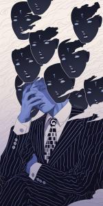 a poster of a man in a suit and tie at Eliot Oviasogie in Benin City