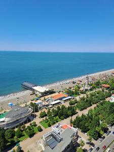an aerial view of a city and the beach at BATUMi WELLCOME ORBI APART HOTEL in Angisa