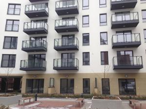 Budynek, w którym mieści się apartament