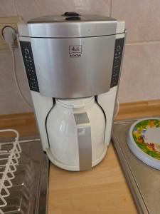 a coffee maker sitting on top of a counter at Apartment Antonia in Selce