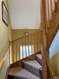 a set of stairs in a house at Planners House in Saint Monance