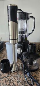 a blender sitting on top of a counter at SOLEIL DE MARTIL in Martil