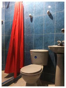 Koupelna v ubytování Hostal Santa Maria City