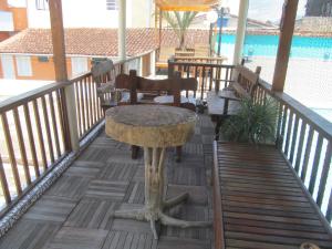 A balcony or terrace at Hotel Recanto do Sol