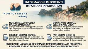 a poster detailing the importance of information overload in the water at La Brezza Marina in Fezzano