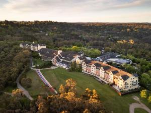 an aerial view of a large estate with a mansion at Fairmont Resort Blue Mountains MGallery Collection in Leura