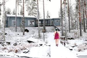 Oravi Villas v zimě