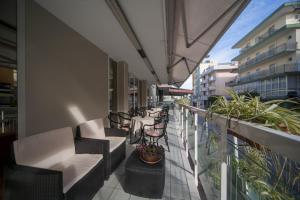 Balkón nebo terasa v ubytování Hotel Zurigo
