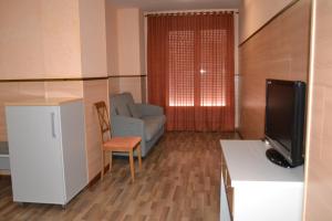 TV a/nebo společenská místnost v ubytování Hotel Pio XII Jumilla