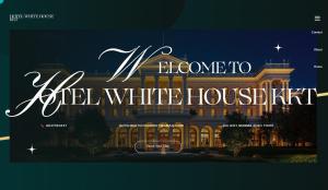 znak z napisem „Witamy w hotelu Biały Dom” w obiekcie Hotel White House w mieście Mānma