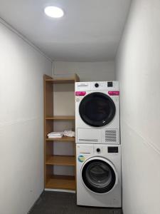 a washer and dryer in a small room at Anita Matiate Hotel in Beldibi +36 photos