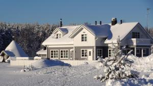 Miekojärvi Resort v zimě