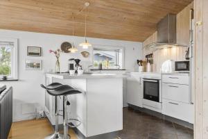 a kitchen with a sink and a counter top at LF320-Hurup-Thy-Skraningen-9 in Doverodde +18 photos