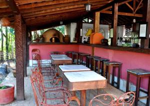 Loungen eller baren på Pousada Condado Santa Maria