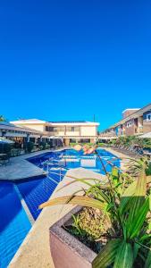 a view of a swimming pool at a resort at Safira Praia Hotel in Porto Seguro