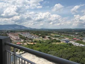 a view of a city from a balcony at Sufi Islamic Homestay for Islamic only in Nilai