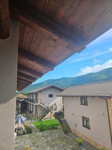 a view from the balcony of a house at Ale&Sere Housing in Jiblea Nouă
