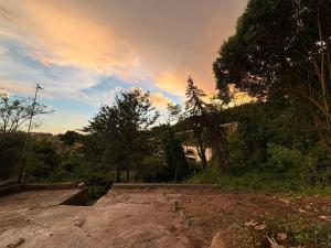 a skateboard ramp in a park with a cloudy sky at ADA City Apartment in Palestrina