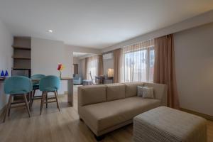 O zonă de relaxare la Hotel Morrison Zona T