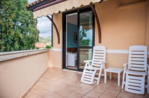 Balkón nebo terasa v ubytování Hotel Bacco