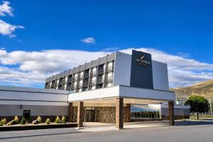 a hotel building with a sign on the front of it at The Federal Hotel Downtown Carson City, an Ascend Collection Hotel in Carson City