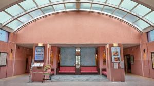 an entrance to a building with a glass ceiling at hotel VERDE in Arao +110 photos