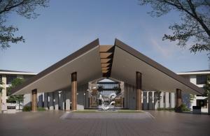 a rendering of the front of a building at Courtyard by Marriott Manado in Manado