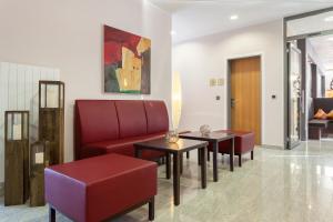 Posezení v ubytování Hotel Waldhorn