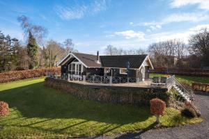 an aerial view of a house with a large yard at FY187-Asperup-Bogevangsvej-1 in Asperup