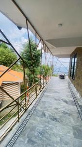a view from the balcony of a building at Luxury Apartment in Khaira Gali