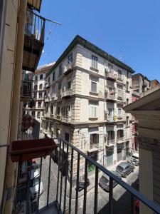 a view of a building from a balcony at Donna Vicenza Bed & Breakfast in Naples