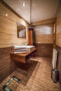 Phòng tắm tại Dom Bory Tucholskie