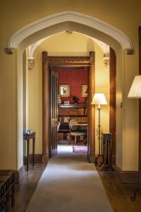 an archway leading into a living room with a lamp at Villa Abbotsford by Interhome in Darnick
