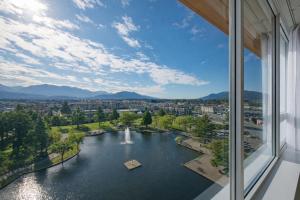 a view of a river from a building at Coast Chilliwack Hotel by APA in Chilliwack