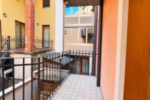 a view from the balcony of a building at Lhousing - Ideale per Famiglie e Gruppi in Asiago +33 photos