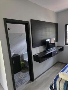 Postel nebo postele na pokoji v ubytování Hotel mg