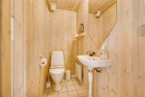a small bathroom with a toilet and a sink at 30098-Malling-Norsmindevej-171-K in Malling +29 photos