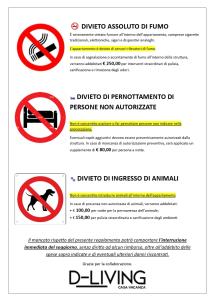 a sign that reads driving and no diving at D-Living2 Casa Vigevano in Vigevano