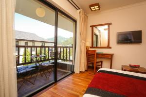 Μπαλκόνι ή βεράντα στο Atithi Resort & Spa