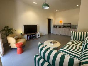 TV a/nebo společenská místnost v ubytování 603 Apartments