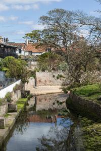 a view of a river in a city at Sailor's Rest in Anstruther