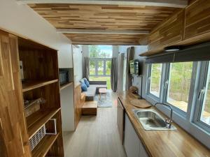 Beach Tiny House - Plot 11 tesisinde mutfak veya mini mutfak
