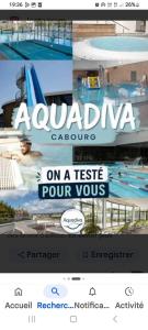 a page of aedia website with a picture of a pool at Beau duplex coeur historique et plages in Dives-sur-Mer