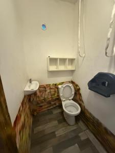 a bathroom with a toilet and a sink at Maison Velours - LIMITLESS in Champigny-sur-Marne
