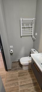 a bathroom with a toilet and a sink at Ararat Terrace House in Ashtarak +68 photos