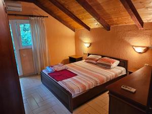 a bedroom with a large bed in a room at Zeta River Retreat in Danilovgrad +35 photos