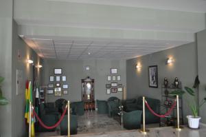 The lobby or reception area at Hotel Heredero