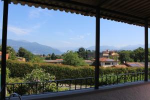 a view from the balcony of a house at CASA K2 - Lago Maggiore in Castelveccana